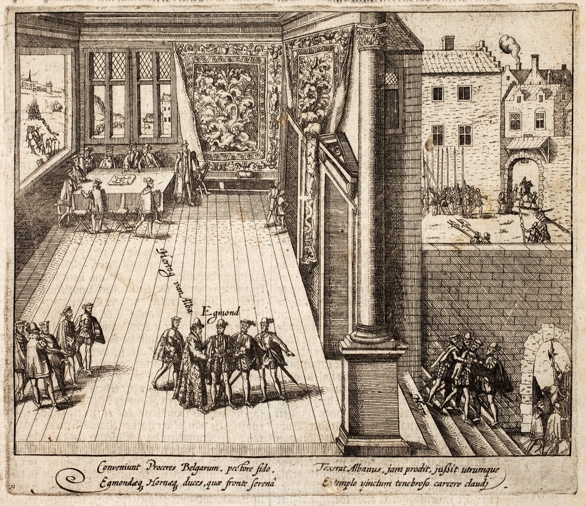 The Duke of Alva arrests Egmont and Horne